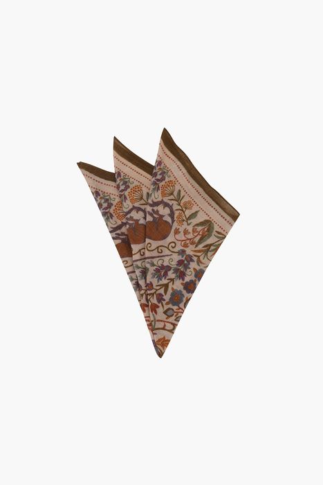 UNICORN 울 시누아즈리 패턴 스카프 BED140804